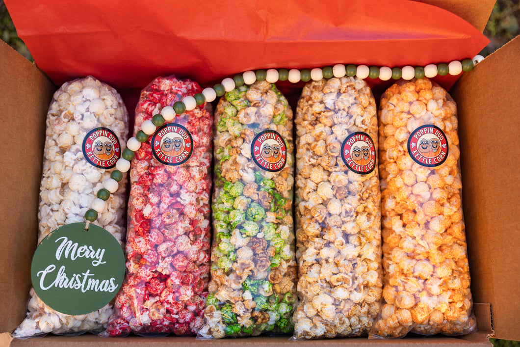 A Poppin' Christmas: Holiday Popcorn Gift Box